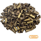100 Gram Assorted Styles Column Spacer Beads Tibetan Alloy Barrel Tube Loose Spacer Beads Craft Supplies for DIY Bracelet Necklace Jewelry Craft Making, Antique Bronze