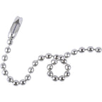200 Pieces Ball Bead Chains Bead Connector Clasp 2.4 mm Diameter Keychain Tag Key Rings 100mm Long