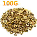 100 Gram(About 170-300pcs) Bali Style Antique Gold Spacer Beads Jewelry Findings Accessories for Jewelry Making Bracelet Necklace