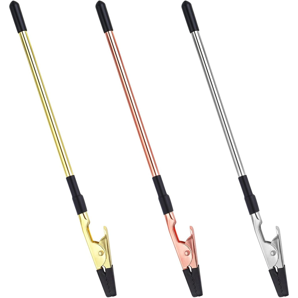 3 Pieces Bracelet Tool Buddy Assistant Clips Jewelry Helpers Fastening and Hooking Equipment for Necklace Watch Band Keychain Clasps Zippers, 3 Colors