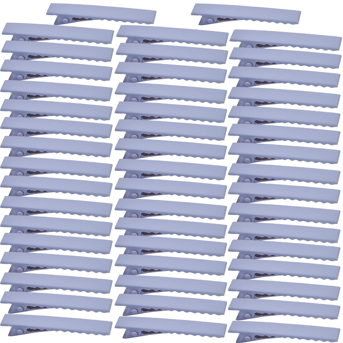 50pcs 10 Colors Alligator Hair Clips Metal Duck Bill Hairclips Single Prong Non-slip Hair Barrette Sectioning Hairpins for Women Salon Styling DIY Accessories