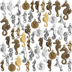 100g Seahouse Charms Alloy Ocean Animal Charms Seahouse Charm Pendants for DIY Earrings Bracelet Jewelry Crafts Making Accessories