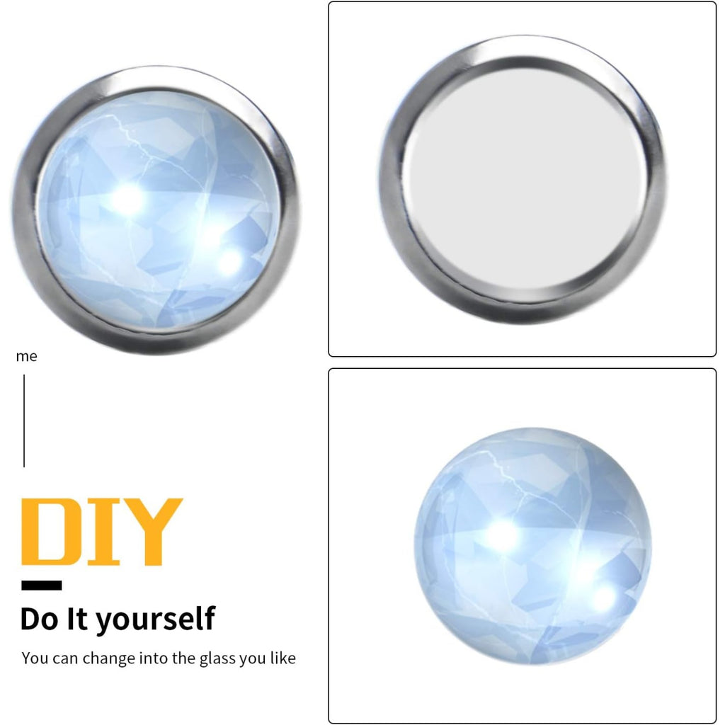 Stud Earring Bezels,10pcs 6mm Stainless Steel Hypoallergenic Cabochon Bezel Trays Gemstone Earring Posts Blanks Settings