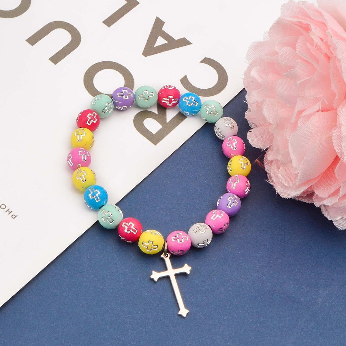 100 Pieces 2 Colors Mini Cross Pendant Charms Alloy Crucifix Cross Pendants Craft Accessories for DIY Necklace Bracelet Earrings Jewelry Making, 2 Sizes