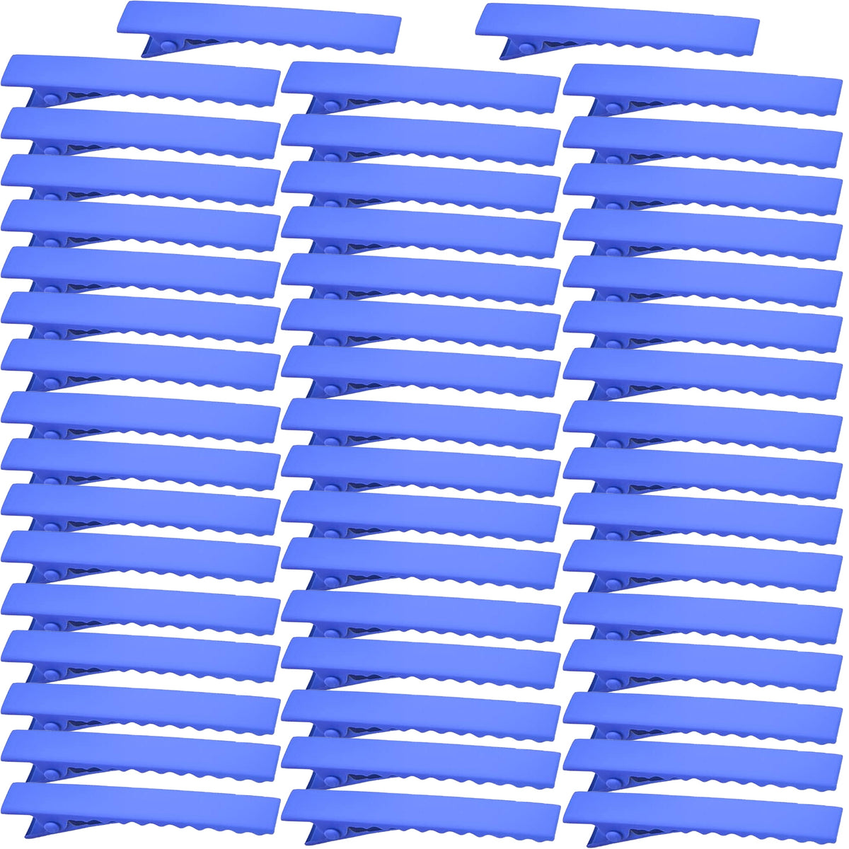 50pcs 10 Colors Alligator Hair Clips Metal Duck Bill Hairclips Single Prong Non-slip Hair Barrette Sectioning Hairpins for Women Salon Styling DIY Accessories