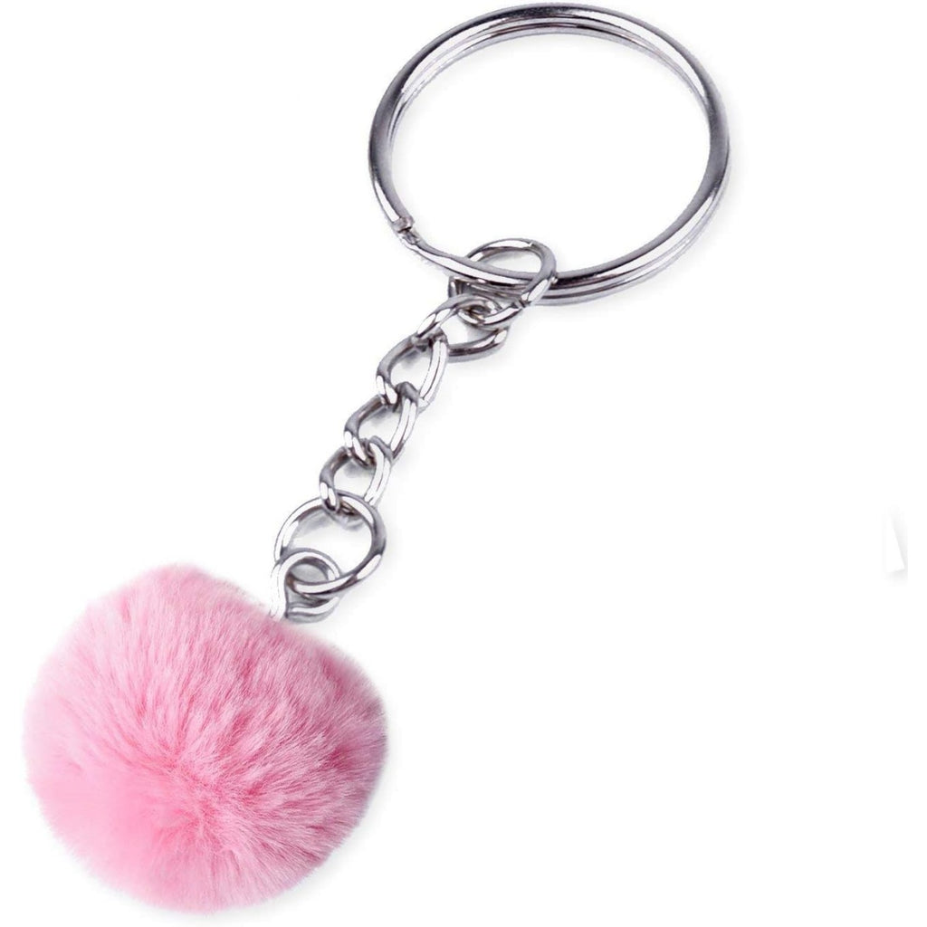 BronaGrand 50pcs 25mm Split Key Ring with Extend Chain and 12mm Screw Eye Pin for Craft Charm Making