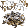 100g (40-60pcs) Mixed Cow Charms Alloy Cattle Pendant Charms Vintage Jewelry Findings for Making Braclet Necklace Crafts