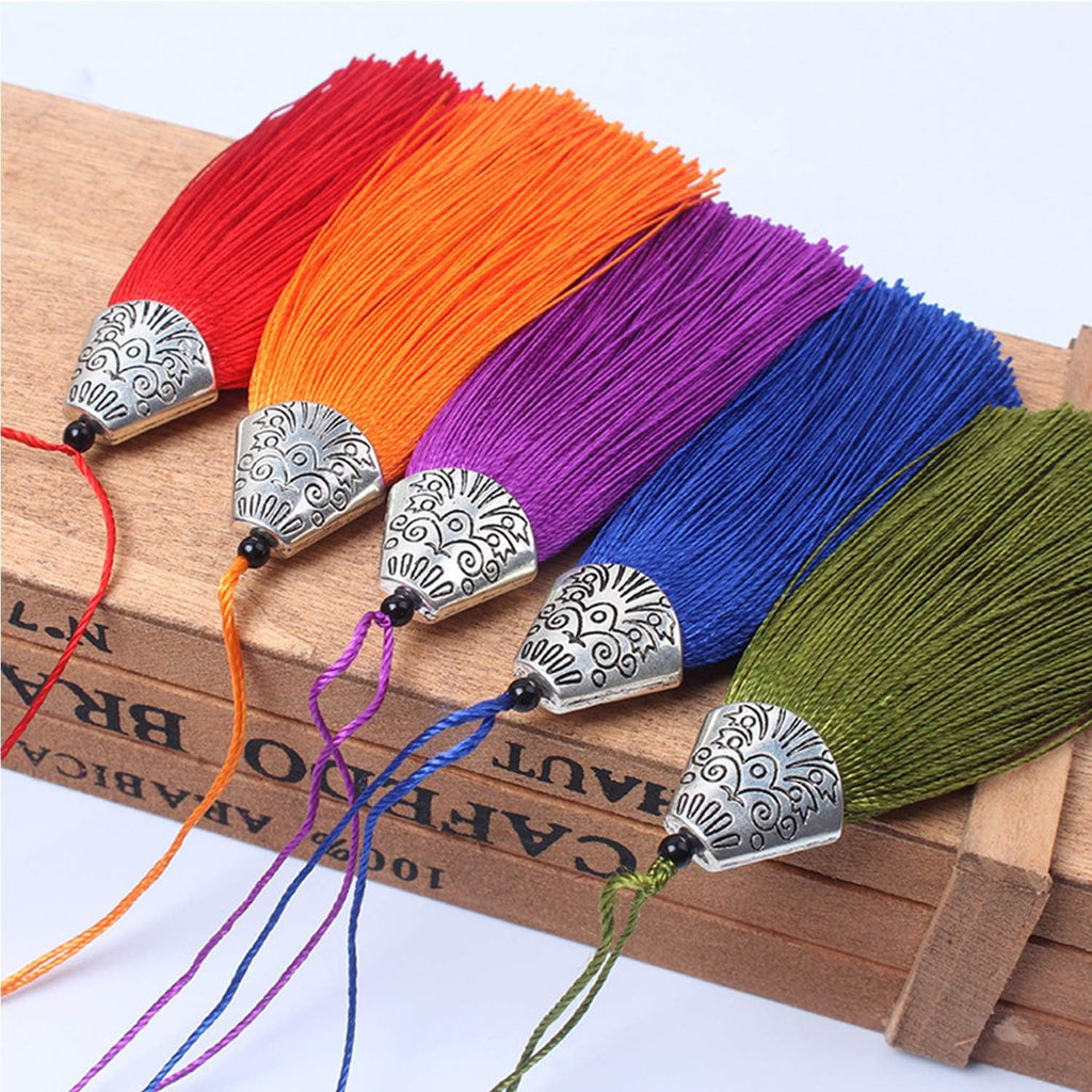 Bead Caps Making, 100pcs Tibetan Style Trumpet Bead Caps Antique Bead Cone Caps Alloy Bead End Caps Tassel End Cap for Bracelet Necklace Earring Jewelry Making Crafts