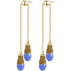 100 Gram (About 110-150pcs) Antique Gold Cone Bead Caps Flower End Caps Tassel End Cap for Jewelry Making Crafts DIY