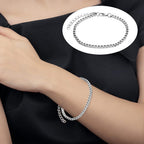 10pcs Adjustable Bracelet Chains with OT Toggle Clasp Lobster Clasps Alloy Bracelet Links with Rhinestone Extender Chains for Women DIY Jewelry Making Craft Supplies, 5 Styles