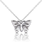 60pcs Silver Butterfly Charms Tibetan Butterfly Shape Alloy Pendants Insect Charms for DIY Necklace Bracelet Earrings Jewelry Making