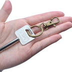 Bronze Lobster Claw Clasp Keychain,30 Pieces Swivel Clasps and 30 Pieces Keychain Rings for Craft Project Making