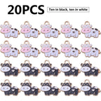20pcs Enamel Cow Charms Animal Charm Necklace Charms Craft Supplies for DIY Earrings Necklaces Bracelet Jewelry Making Accessory