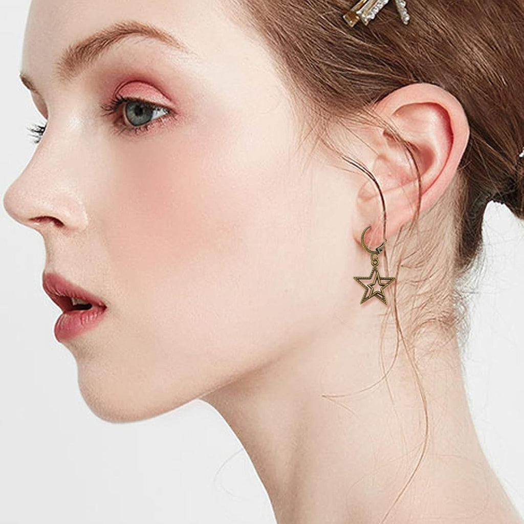 Hypoallergenic Earring Hooks, 120 Pieces Brass Lever Back Earring Round French Hook Ear Wire with Open Loop for Earring Designs Jewelry Making - 4 Colors