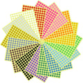 BronaGrand 16 Sheets 3/8 Inch Round Dot Stickers Color Coding Labels