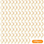 Hypoallergenic Earring Hooks, 120 Pieces Brass Lever Back Earring Round French Hook Ear Wire with Open Loop for Earring Designs Jewelry Making - 4 Colors