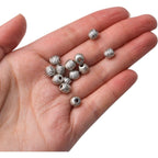 50pcs Tibetan Antique Silver Oval Shape Spacer Beads Column Spacer Bead Jewelry Spacers Charm Beads for DIY Bracelet Jewelry Making Crafts Supplies