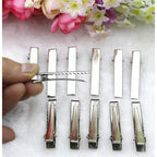 120pcs 1.77inch Alligator Hair Clip Flat Top with Teeth for Arts & Crafts Projects, Hair Care