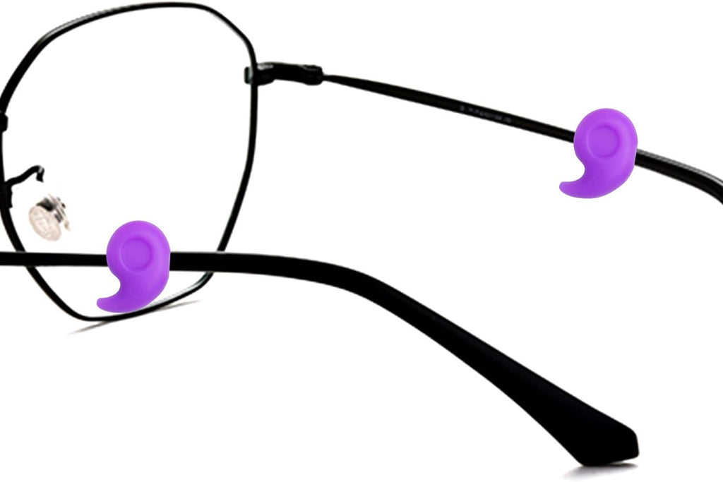 12 Pairs Silicone Eyeglasses Retainers Eyeglasses Ear Hook Anti-slip Eyeglasses Holder Glasses Ear Hook Grip for Kids Adults Eyeglasses