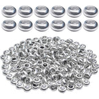 Spacer Beads, 200pcs 7 mm Tibetan Silver Spacer Beads Antique Alloy Round Spacer Beads Metal Spacers Smooth Loose Beads for DIY Crafts Necklaces Bracelets, Hole: 3.5 mm