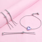 5 Pieces 116 mm Stainless Steel Adjustable Slider Bracelets Hypoallergenic Slider Bracelet Extender Chains with Ball Ends for Women Girls Semi Finished DIY Jewelry Making