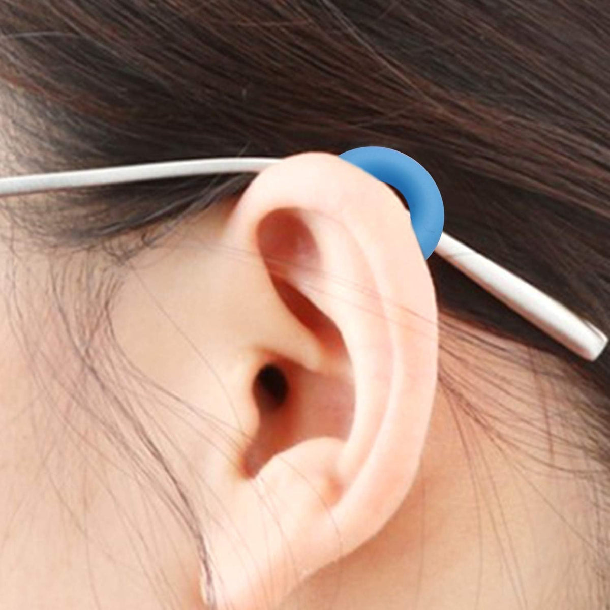 Glasses Ear Grips, 12 Pairs Eyeglass Ear Grips Anti-slip Ear Holder Silicone Soft Glasses Ear Hooks for Reading Sport Spectacle Sunglasses Glasses, Pink, White, Blue, Black, Orange, Brown