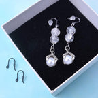100pcs 2 Colors Resin Earring Hooks Non-Allergenic Ear Wire Hook Earrings with 100pcs Clear Bullet Earring Safety Backs for Women DIY Jewelry Making Supplies