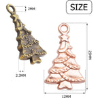 Christmas Tree Charm,50pcs Mixed Charm Collections Antique Christmas Tree Pendant Charms Bulk Jewelry Crafting Supplies for DIY Necklace Bracelet Jewelry Making