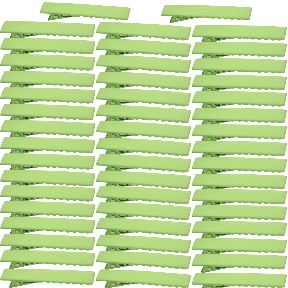 50pcs 10 Colors Alligator Hair Clips Metal Duck Bill Hairclips Single Prong Non-slip Hair Barrette Sectioning Hairpins for Women Salon Styling DIY Accessories