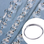 200pcs Stainless Steel Split Ring Double Loops Jump Rings Key Rings 12mm for Crystal Lamps, Crystal Curtain, Crystal Garland, Necklaces, Keys, Earrings, Jewelry Making