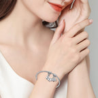 6pcs Snake Bone Chains Metal Snake Chain Spool Short Layered Necklaces with 30pcs Large Hole Spacer Beads Bails Bead Connectors for DIY Bracelet Jewelry Making, 3 Colors
