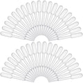 BronaGrand 200 Pieces Graduated Transfer Pipettes Plastic Eye Dropper Disposable Essential Oils Pipettes,Clear,Capacity 0.2ml