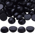 100pcs 15 mm Half Wooden Round Balls Natural Wood Craft Beads Unfinished Split Wood Balls for DIY Paint Christmas Home Party Ornament Art Crafts Decor Supplies, White