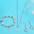 100pcs Antique Silver Musical Note Charms Tibetan Vintage Musical Instrument Notes Symbol Pendant Charms for Music Students Teachers DIY Crafts Jewelry Making, 3 Styles