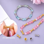 60pcs Double Side Large Artistic Spring Beads Caps Alloy Spacer Beads Caps Jewelry Bead Connectors Accessories for DIY Bracelet Necklace Crafts Jewelry Making, Golden and Silver