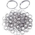200pcs Stainless Steel Split Ring Double Loops Jump Rings Key Rings 12mm for Crystal Lamps, Crystal Curtain, Crystal Garland, Necklaces, Keys, Earrings, Jewelry Making