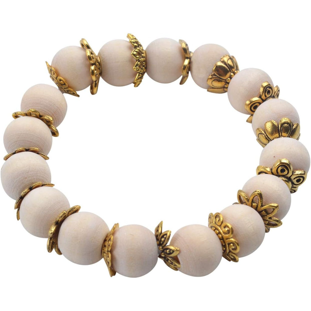 120g Bead Caps with A Clear Storage Box, Tibetan Gold Beads Spacers Jewelry Findings Accessories for Jewelry Making 300-350 Pieces