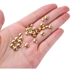 200pcs Gold Flat Round Spacers Beads Brass Abacus Beads Rondelle Bead Spacers Loose Beads Spacer Charm Beads for DIY Jewelry Necklace Making and Crafting Findings