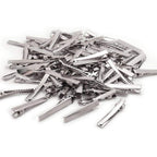 120pcs 1.77inch Alligator Hair Clip Flat Top with Teeth for Arts & Crafts Projects, Hair Care