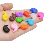 12 Pairs Silicone Eyeglasses Retainers Eyeglasses Ear Hook Anti-slip Eyeglasses Holder Glasses Ear Hook Grip for Kids Adults Eyeglasses