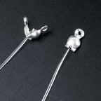 1000pcs Silver Metal Open Bead Tips Knot Covers Terminators Clamp End Cord Ends for DIY Jewelry Making Accessory