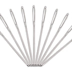 BronaGrand 50pcs 2.7 inch Metal Large Eye Blunt Needles Yarn Needles for Knitting Crochet Projects