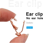 Clip-on Earring Converter,18 Pieces Earring Clip Converter Components Findings with Post for Non-Pierced Ears Jewelry Making