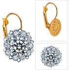 Lever Back Earring Components, 20pcs Brass Leverback Ear Wires Hook Clip Earring Findings with 12mm Round Mesh Pad for Earring Designs Jewelry Making