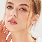 6 Pairs Plastic Mushroom Earring Posts Cute Mushroom-Shaped Earring Pin Studs with Clear Bullet Earring Backs for Women Sensitive Ears Work Home Replacements, 6 Colors