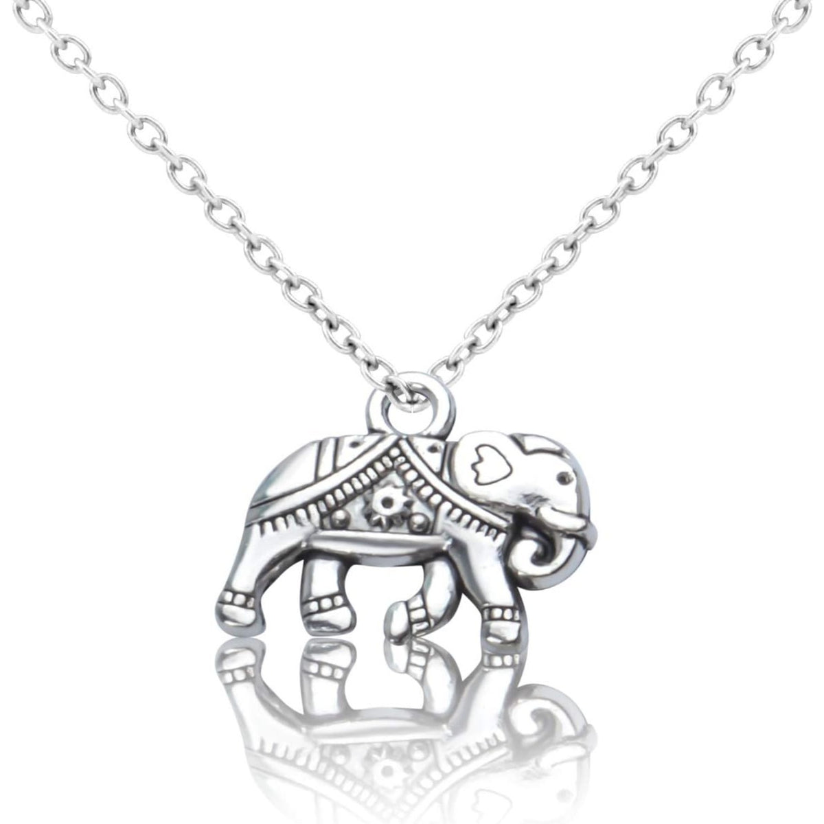 100g Antique Silver Elephant Charms Tibetan Animal Charms Pendants for Bracelets Necklace Jewelry Making