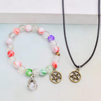 50pcs Silver Pentacle Star Charms Alloy Star Pentagram Pendants Protection Lucky Pentacle Charms Jewelry Making Accessory for DIY Crafts Necklaces Bracelets Earrings