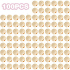 100pcs 12mm Wooden Beads Natural Unfinished Wood Spacer Beads Large Hole Round Loose Beads for Bracelet Pendants Crafts DIY Garland Jewelry Making, Hole: 5 mm