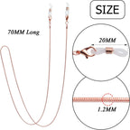 Eyeglass Chain,4Pcs Metal Eyeglass Chain Sunglasses Eyewear String Reading Glasses Retainer for Women,Men,Kids,Workers