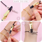 3 Pieces Bracelet Tool Buddy Assistant Clips Jewelry Helpers Fastening and Hooking Equipment for Necklace Watch Band Keychain Clasps Zippers, 3 Colors